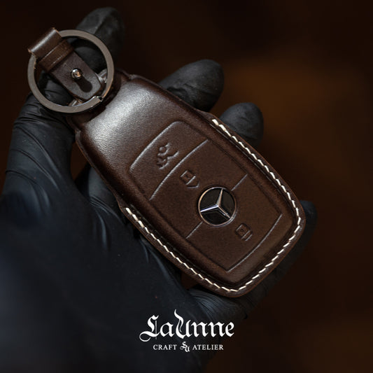 Benz Leather Key Case cle cls gle glc c-class e-class