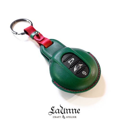 Mini Cooper Leather Smart Key Case Countryman Clubman Key Ring Holder